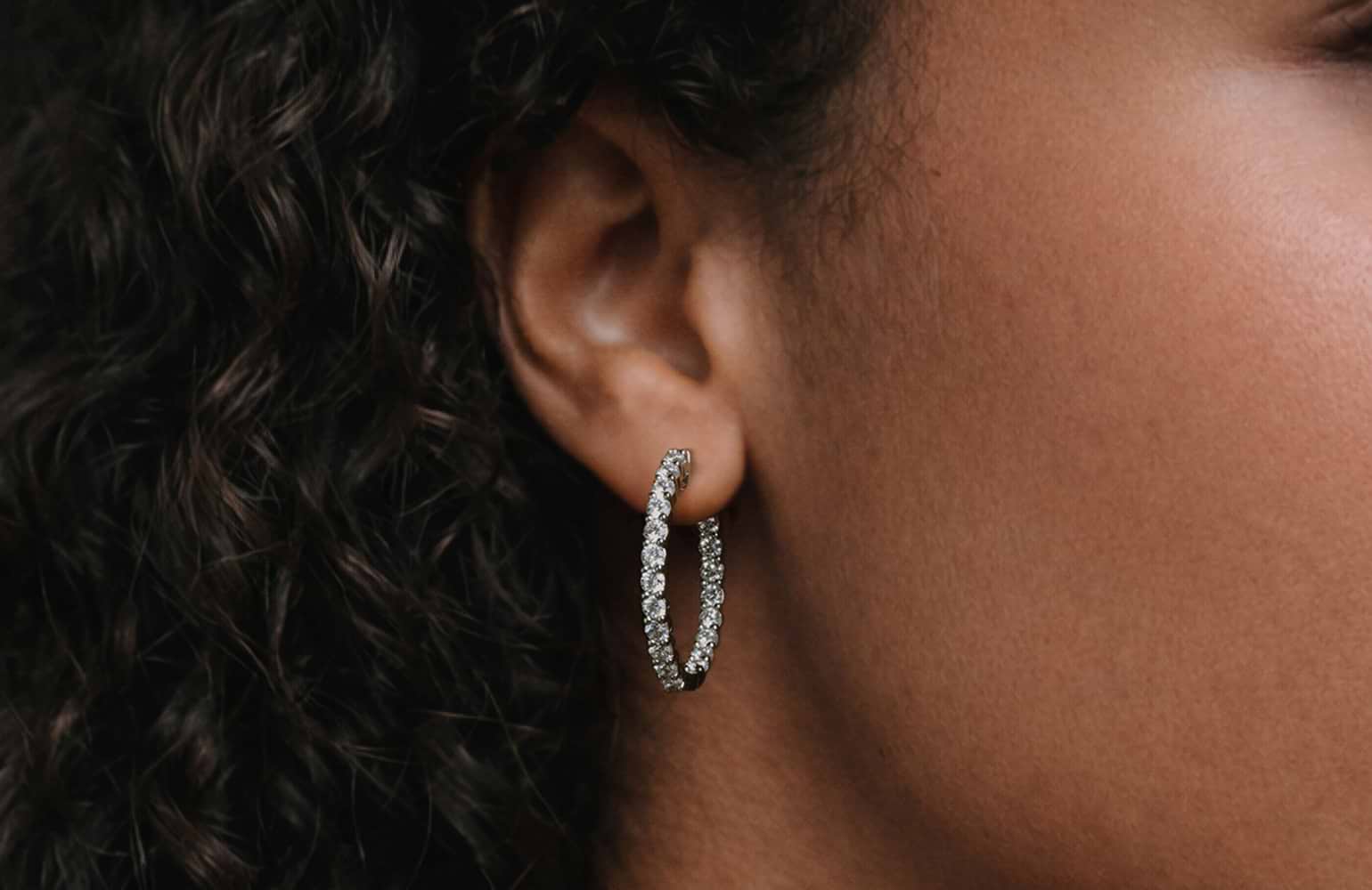Set 10 Paia Orecchini A Cerchio Grandi – Multimisura (3-7 Cm) In Metallo E PVC, Gioielli Finti Alla Moda Per Donne E Ragazze