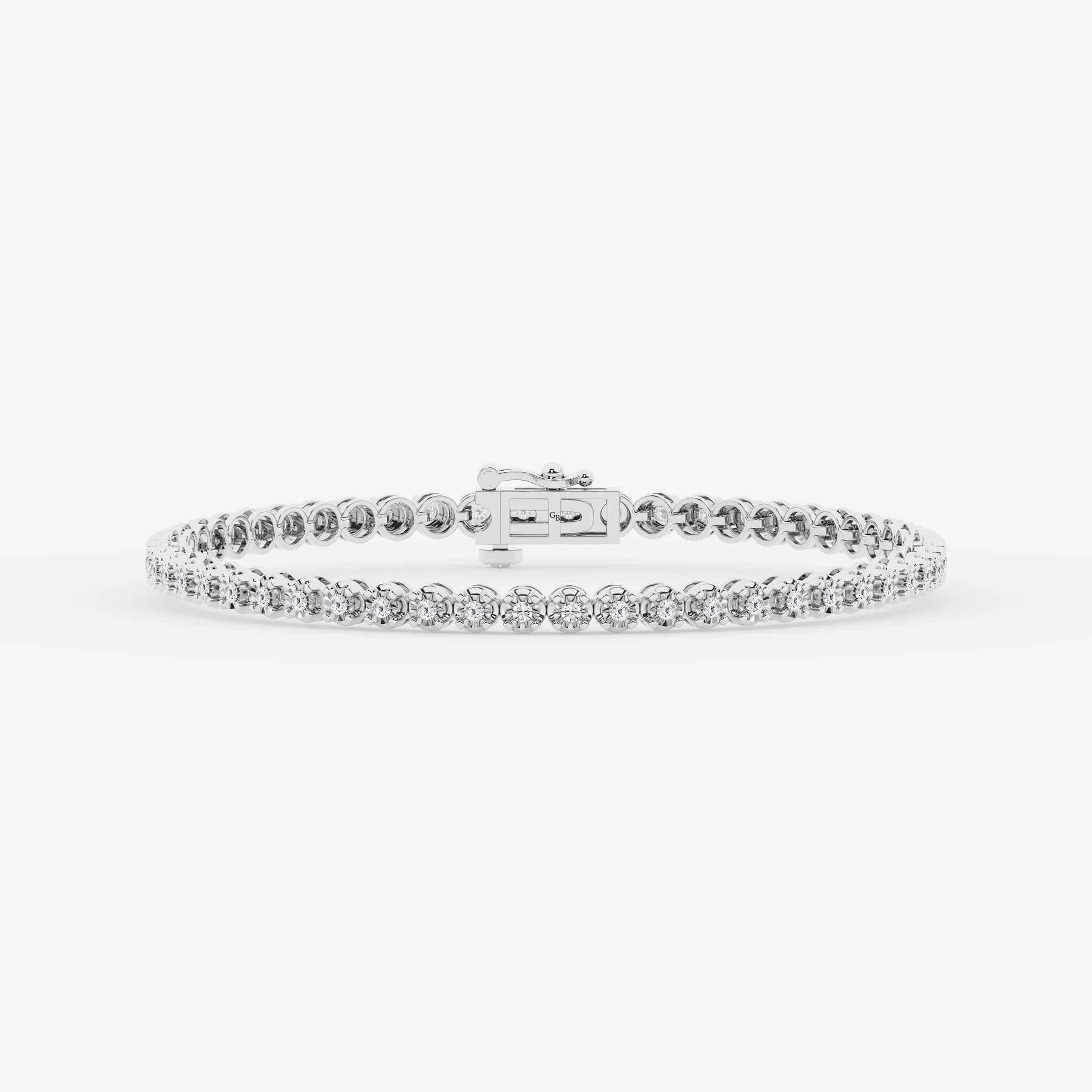 1 ctw Diamond Bracelet in Sterling Silver