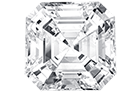 Asscher lab-dyrket diamant