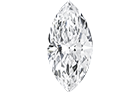 Marquise laboratorieskabt diamant