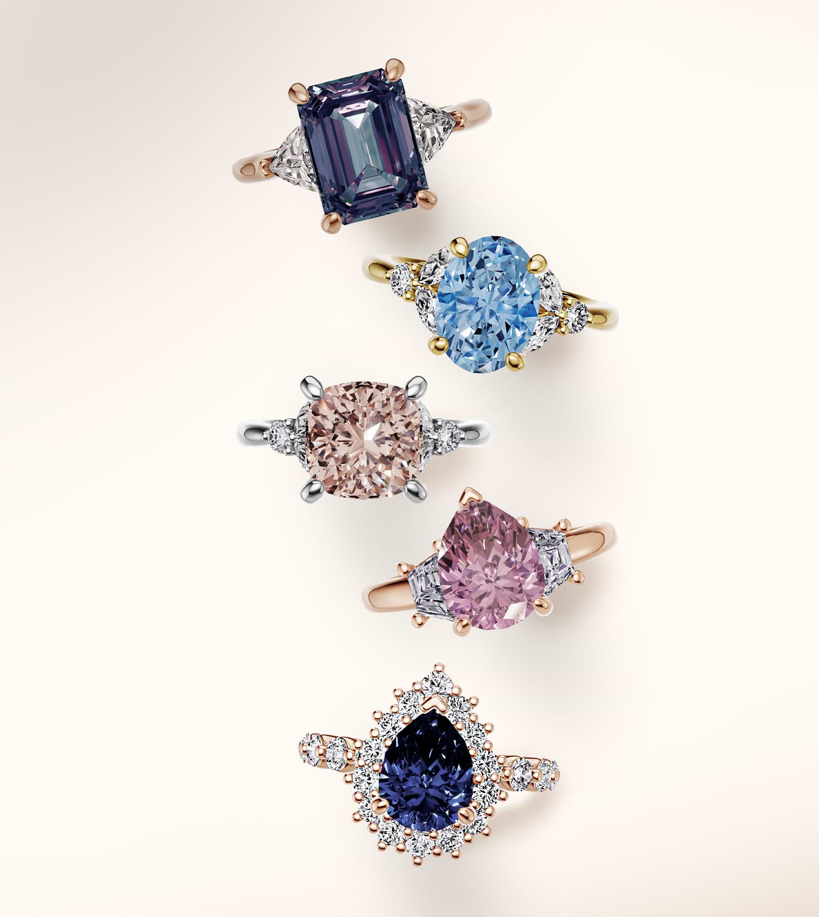 Create the gemstone ring that matches your vibe.