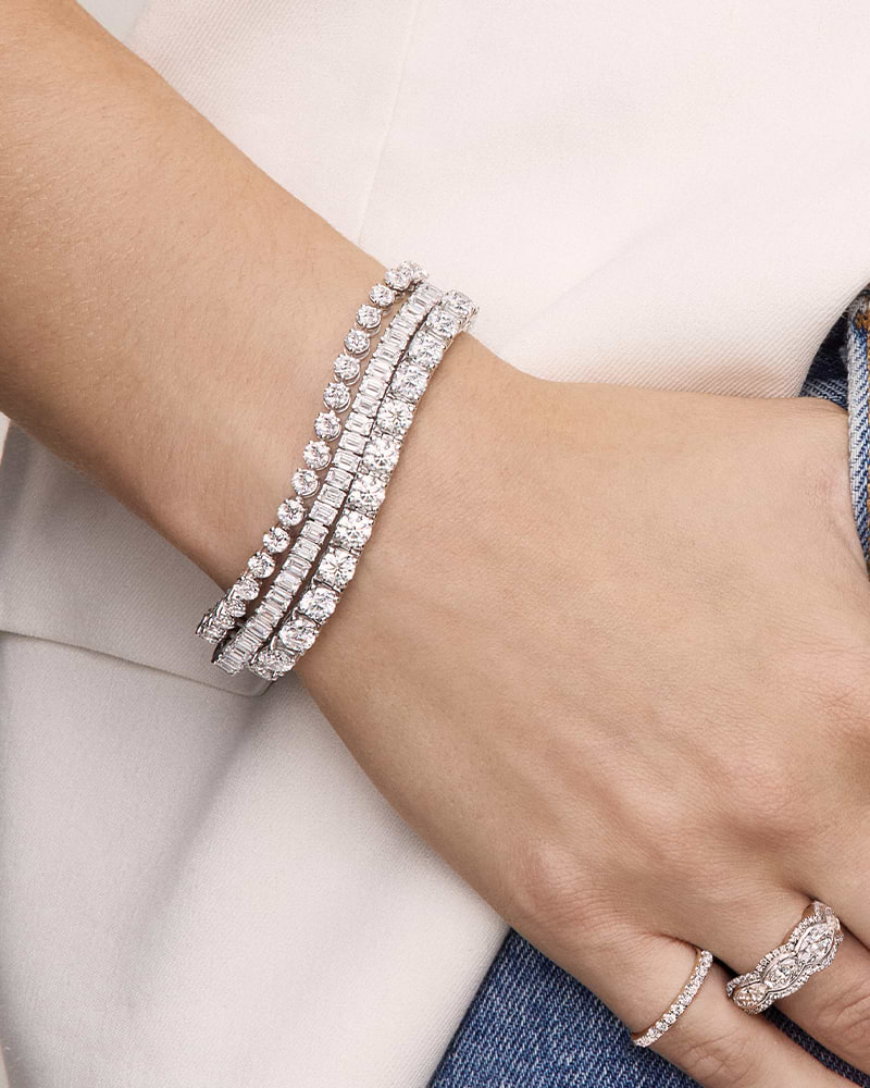 Lab grown bracelets