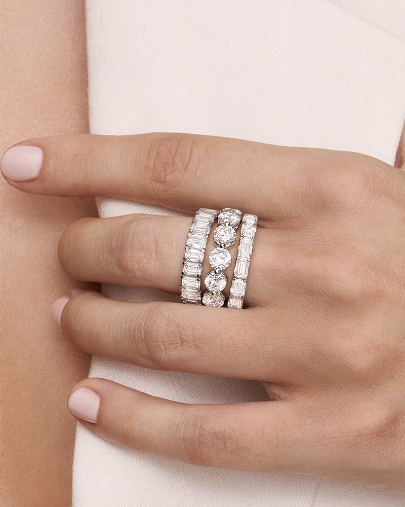 Lab grown wedding rings
