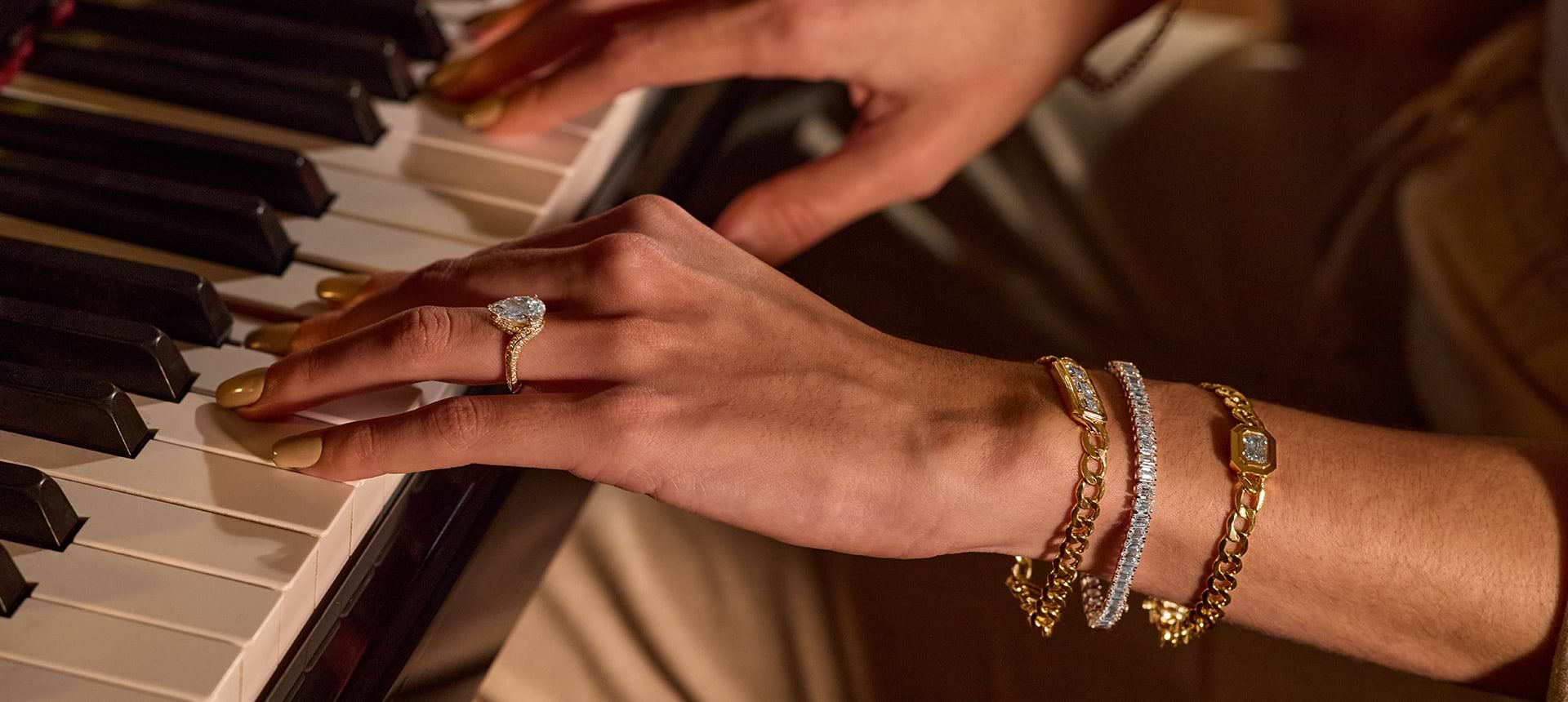 Completed Engagement Ring and Certified Radiant Lab Grown Diamond