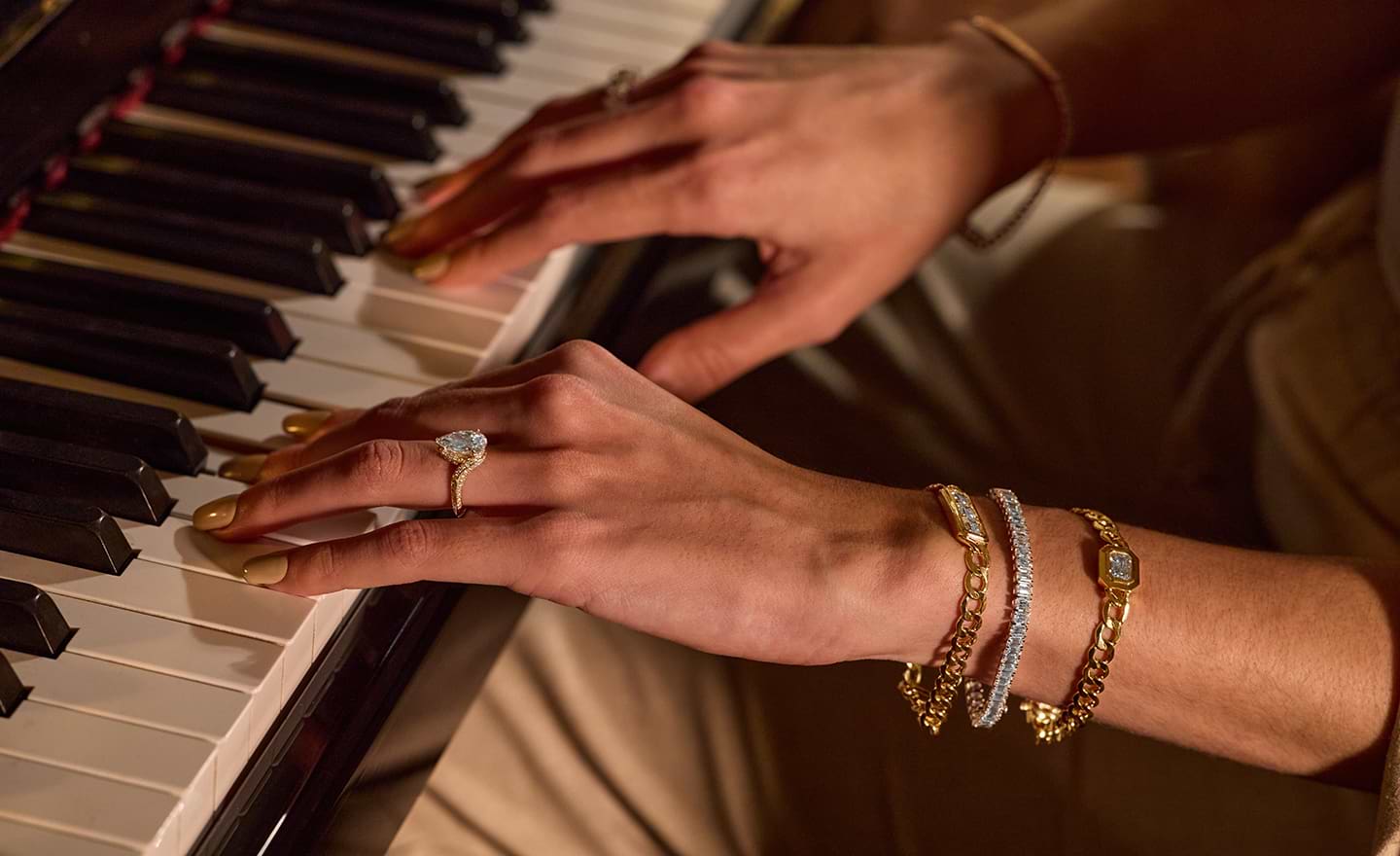 Completed Engagement Ring and Certified Radiant Lab Grown Diamond