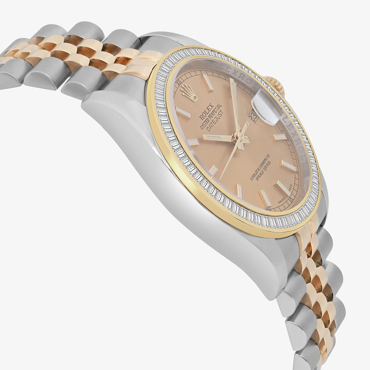 Additional Image 3 for  3 ctw Baguette Lab Grown Diamond  Rolex Watch