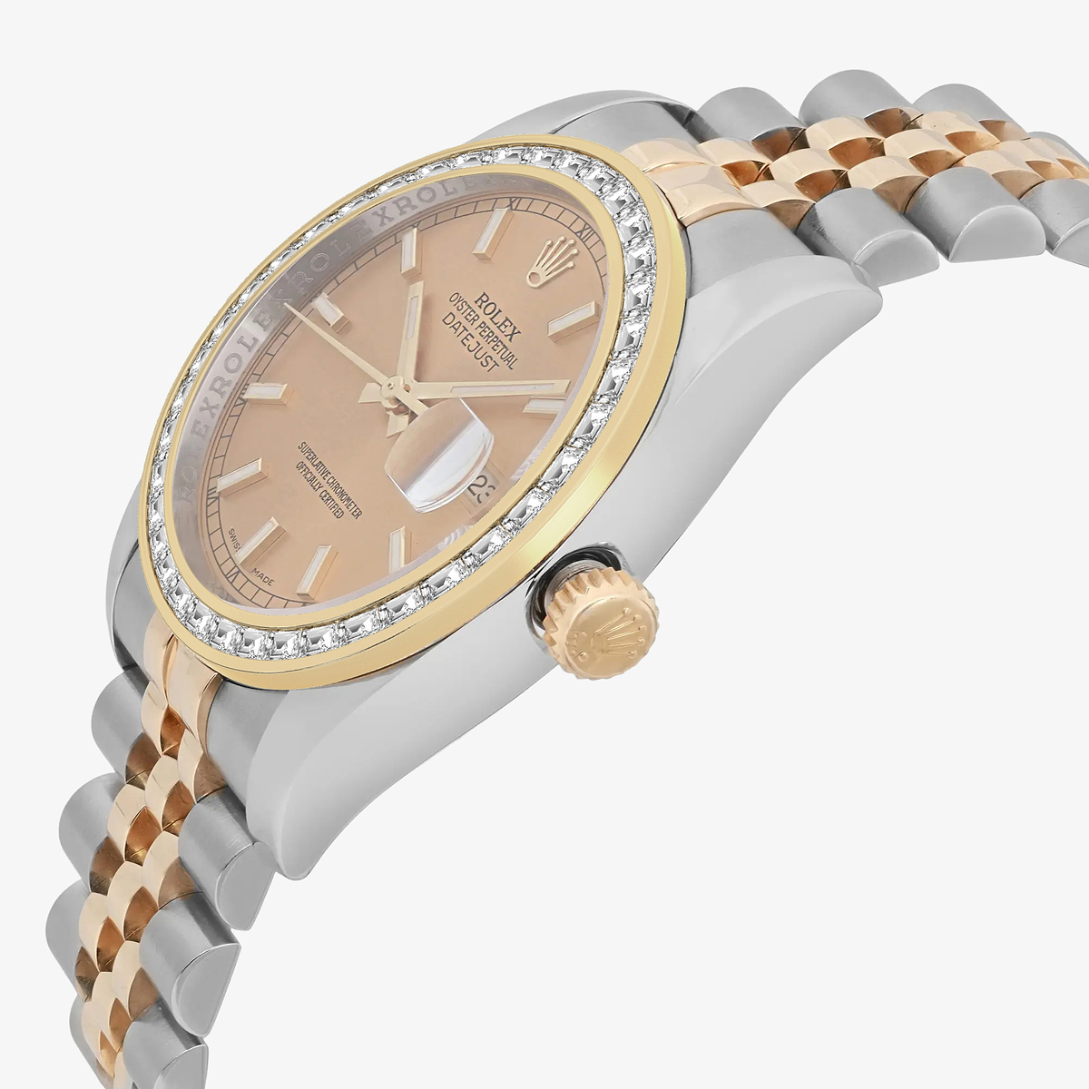 Additional Image 2 for  2 2/3 ctw Trapezoid Lab Grown Diamond  Rolex Watch