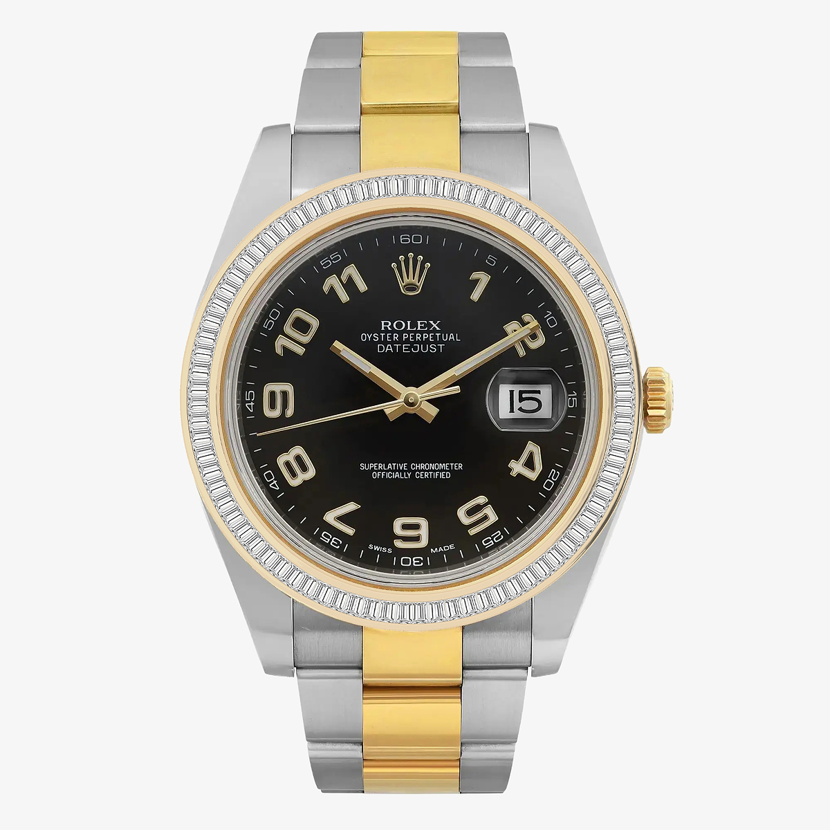 2 1/3 ctw Baguette Lab Grown Diamond  Rolex Watch
