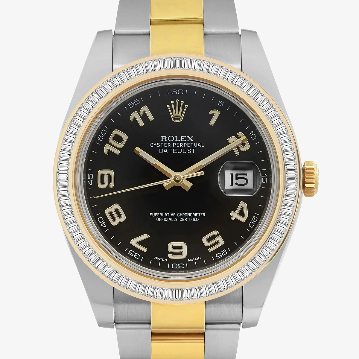 Additional Image 1 for  2 1/3 ctw Baguette Lab Grown Diamond  Rolex Watch