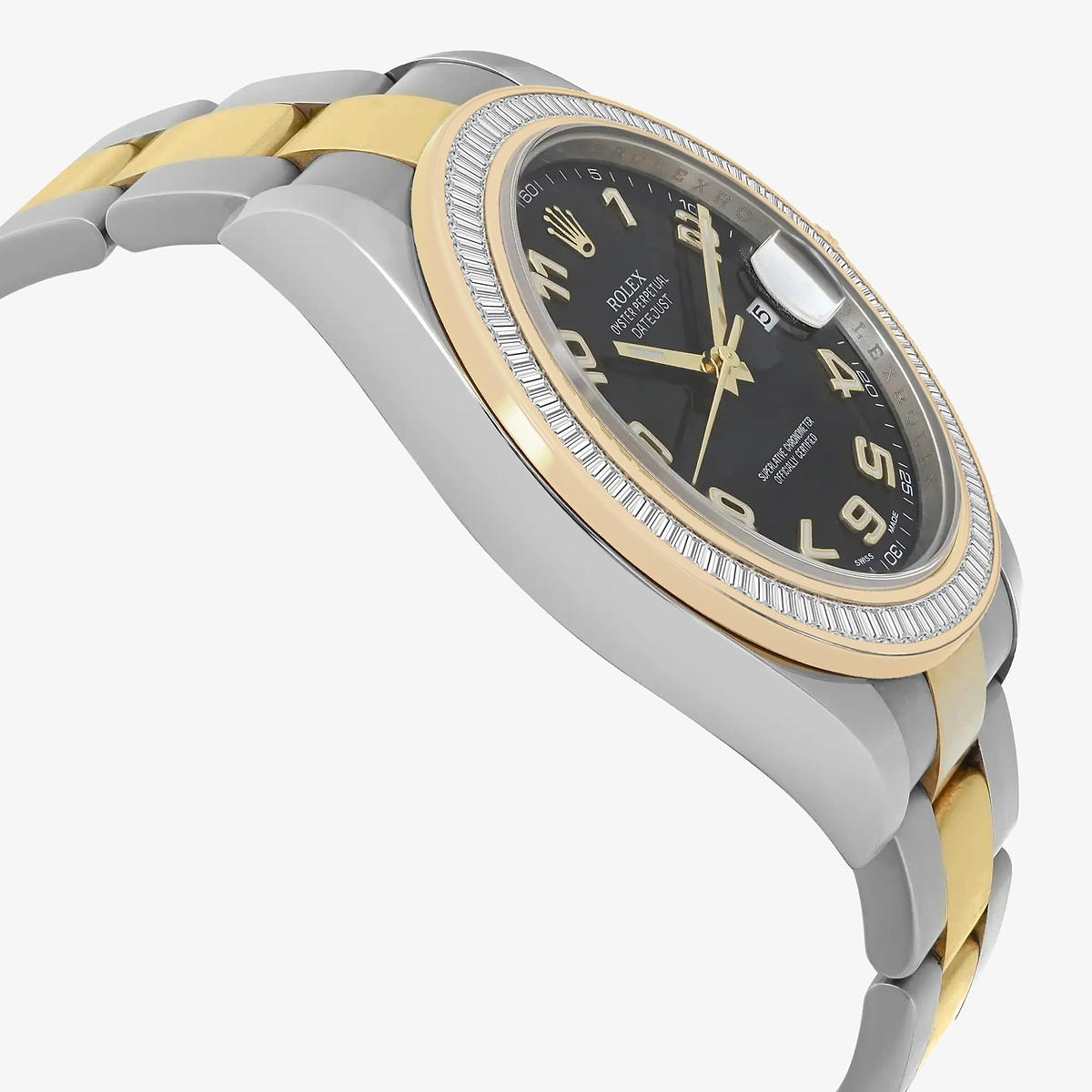 Additional Image 3 for  2 1/3 ctw Baguette Lab Grown Diamond  Rolex Watch