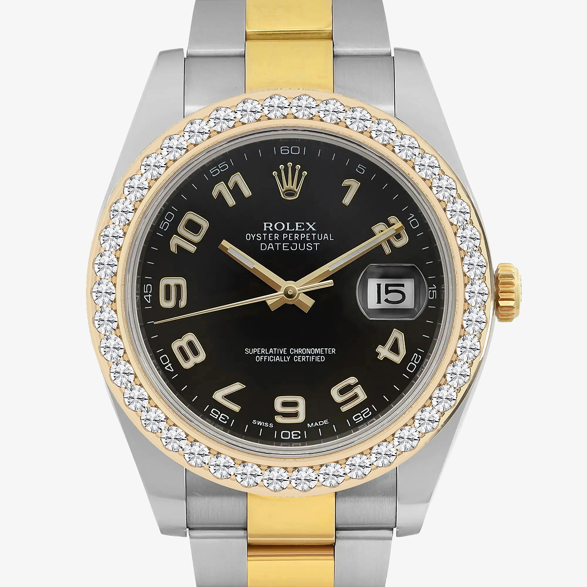 Additional Image 1 for  3 ctw Round Lab Grown Diamond  Rolex Watch