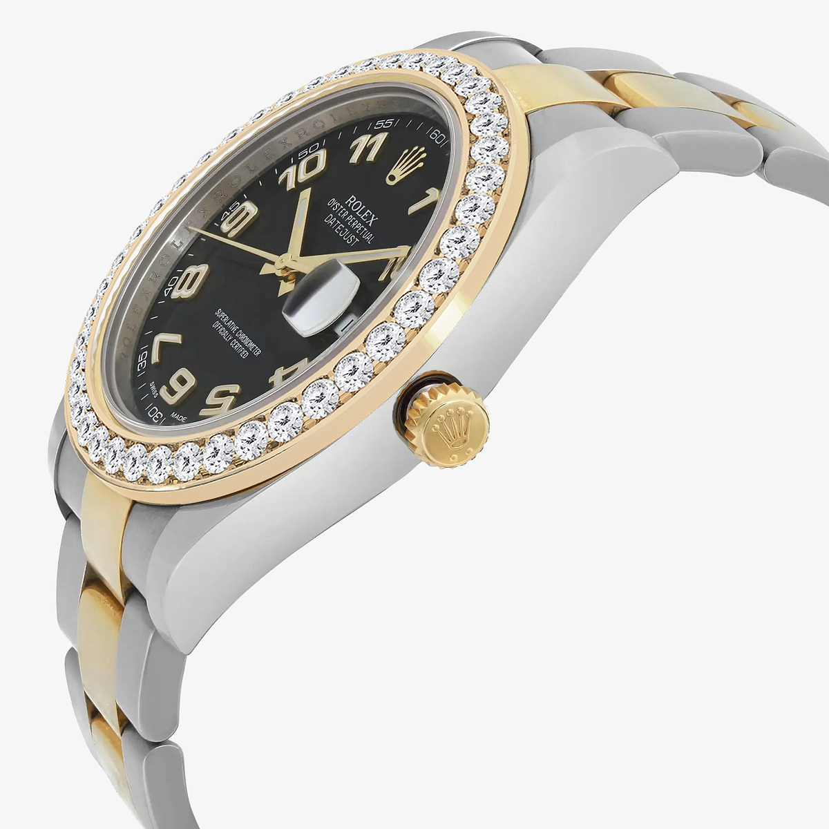 Additional Image 2 for  3 ctw Round Lab Grown Diamond  Rolex Watch