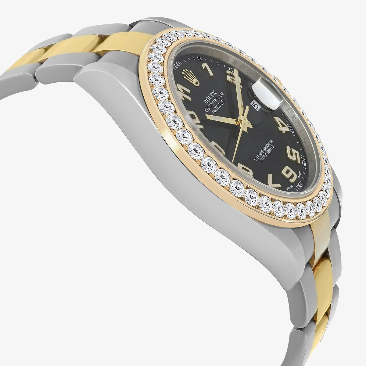 Additional Image 3 for  3 ctw Round Lab Grown Diamond  Rolex Watch