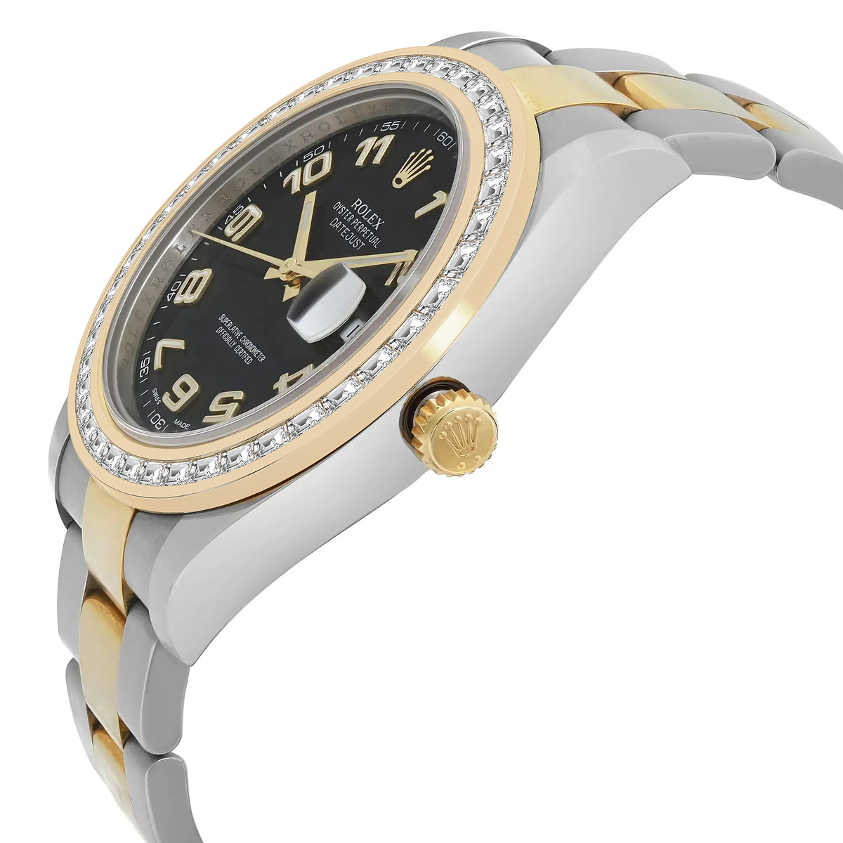Additional Image 2 for  2 7/8 ctw Trapezoid Lab Grown Diamond  Rolex Watch