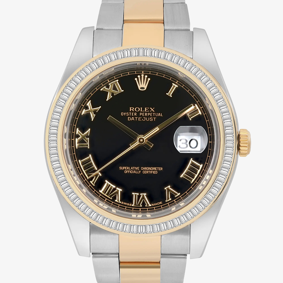 Additional Image 1 for  2 1/3 ctw Baguette Lab Grown Diamond  Rolex Watch