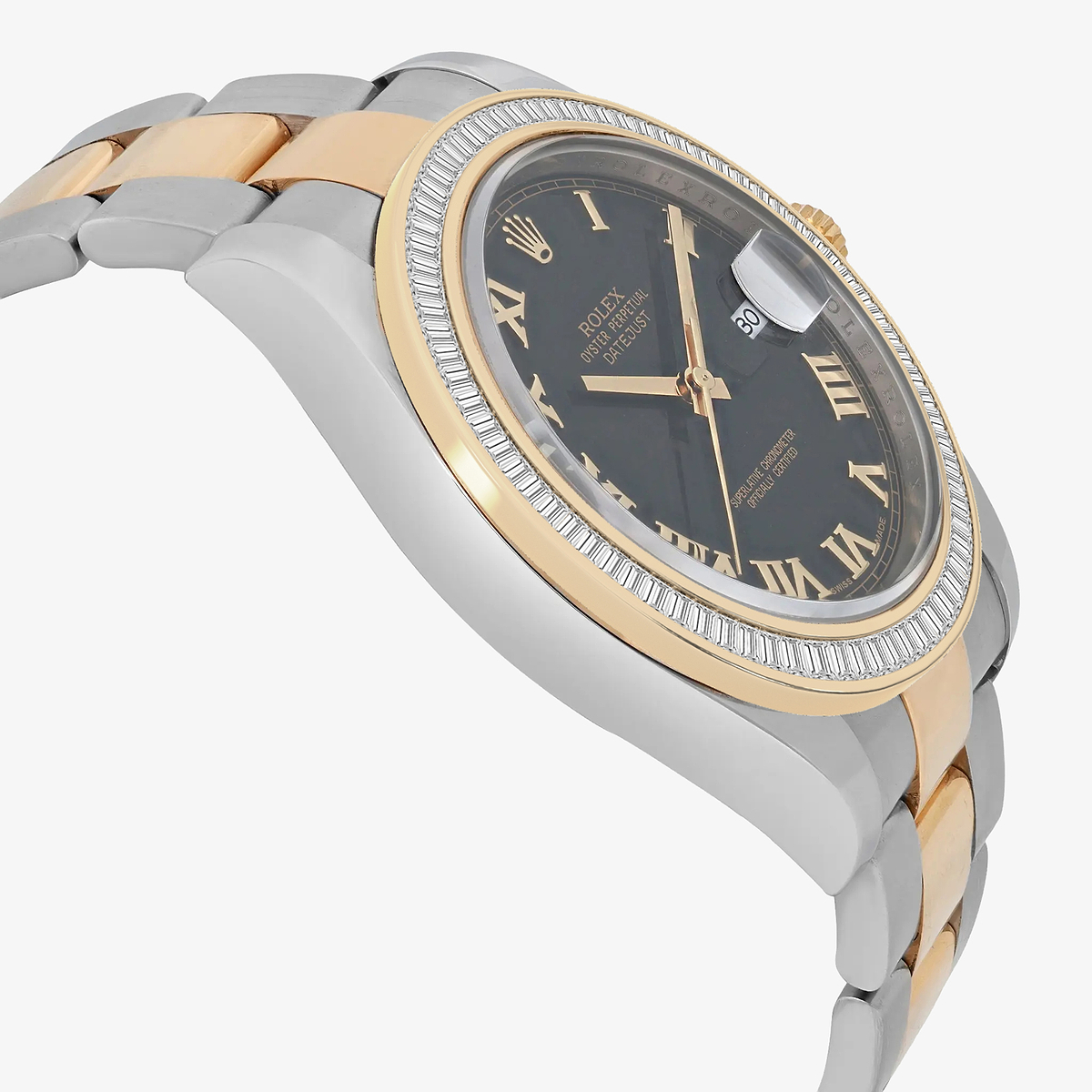 Additional Image 3 for  2 1/3 ctw Baguette Lab Grown Diamond  Rolex Watch