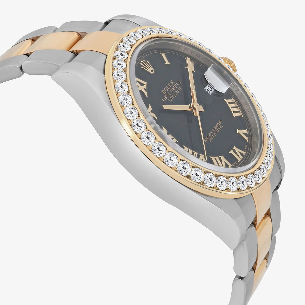 Additional Image 3 for  3 ctw Round Lab Grown Diamond  Rolex Watch