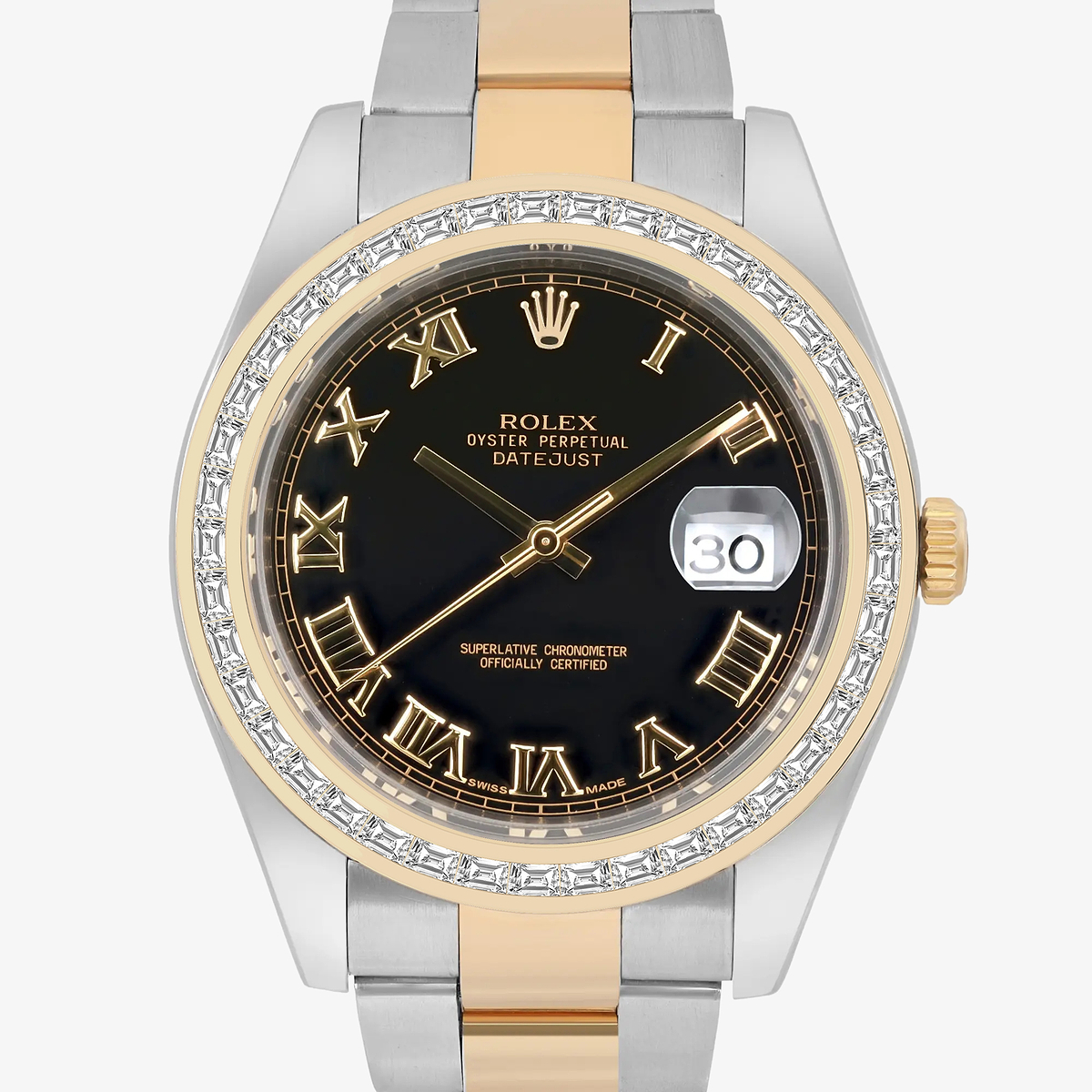Additional Image 1 for  2 7/8 ctw Trapezoid Lab Grown Diamond  Rolex Watch