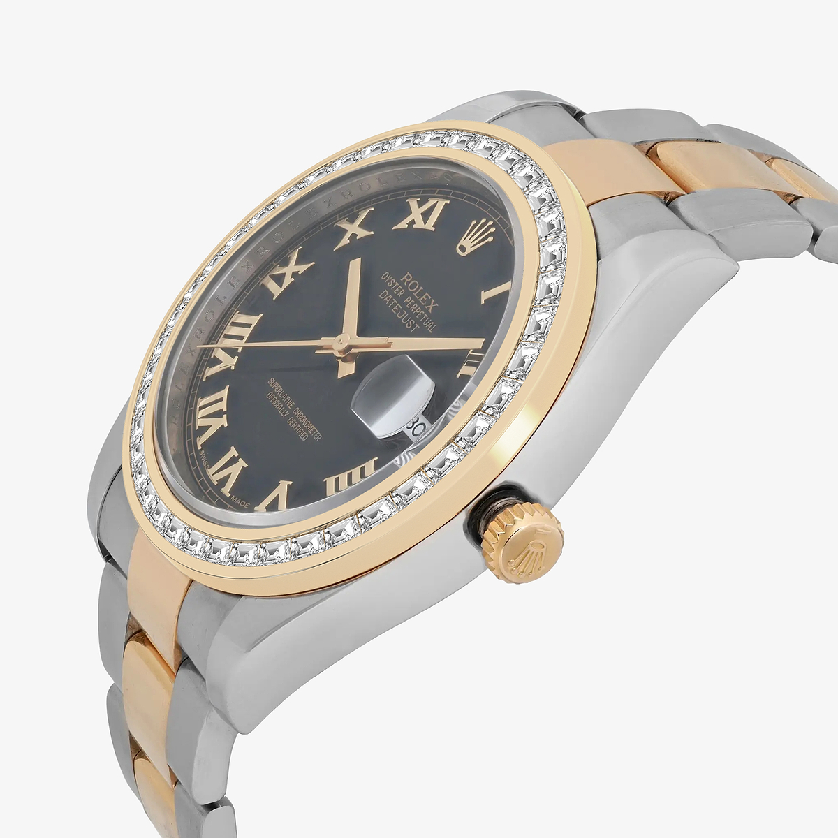 Additional Image 2 for  2 7/8 ctw Trapezoid Lab Grown Diamond  Rolex Watch