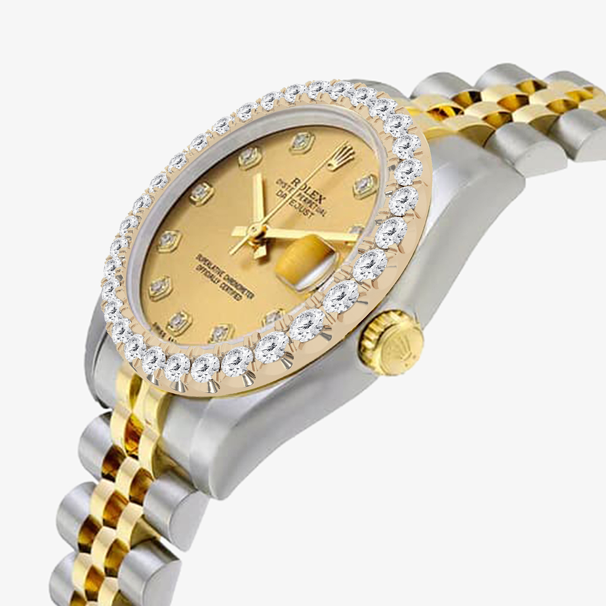 Additional Image 1 for  2 2/5 ctw Round Lab Grown Diamond  Rolex Watch