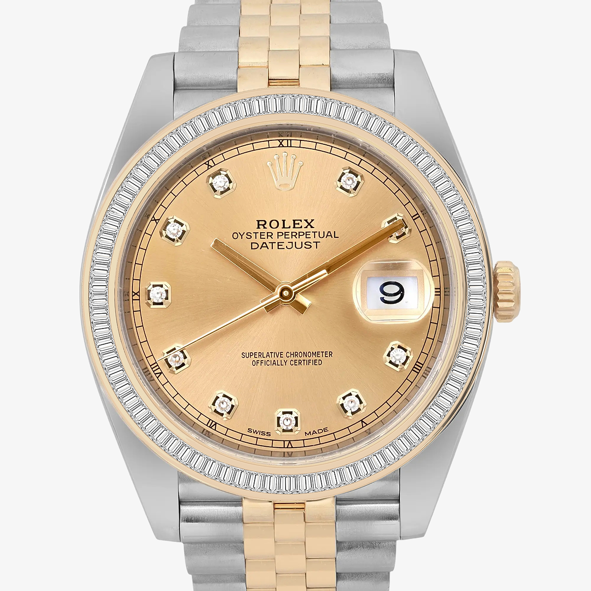 Additional Image 1 for  2 1/3 ctw Baguette Lab Grown Diamond  Rolex Watch