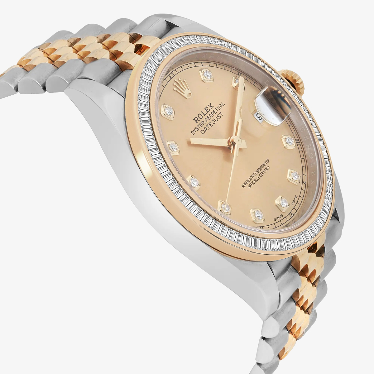 Additional Image 3 for  2 1/3 ctw Baguette Lab Grown Diamond  Rolex Watch