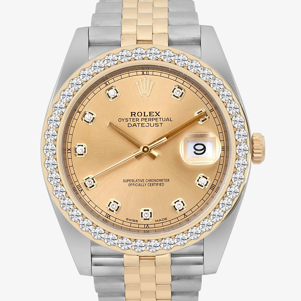 Additional Image 1 for  3 ctw Round Lab Grown Diamond  Rolex Watch