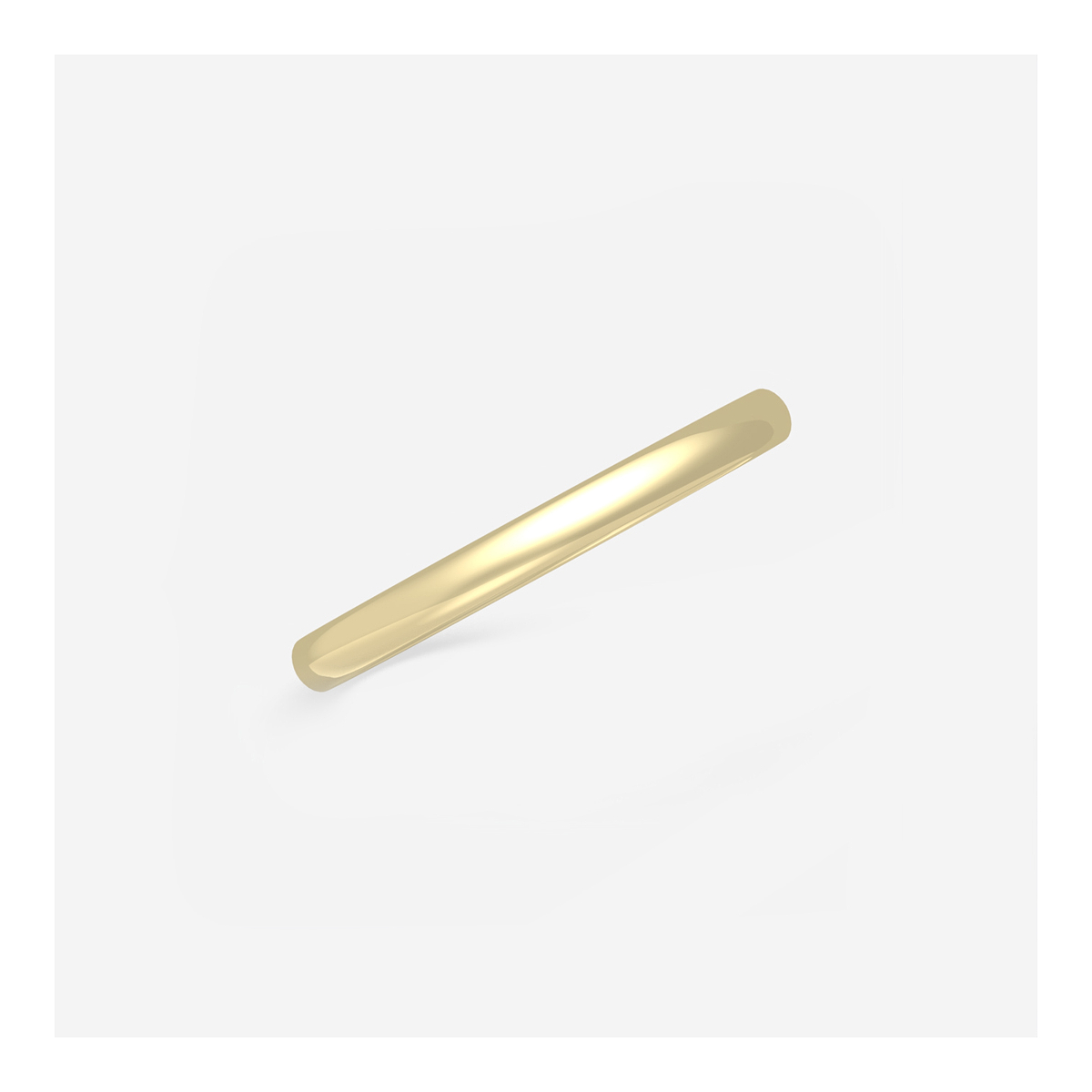 Additional Image 1 for  2mm High Polished Classic Wedding Band