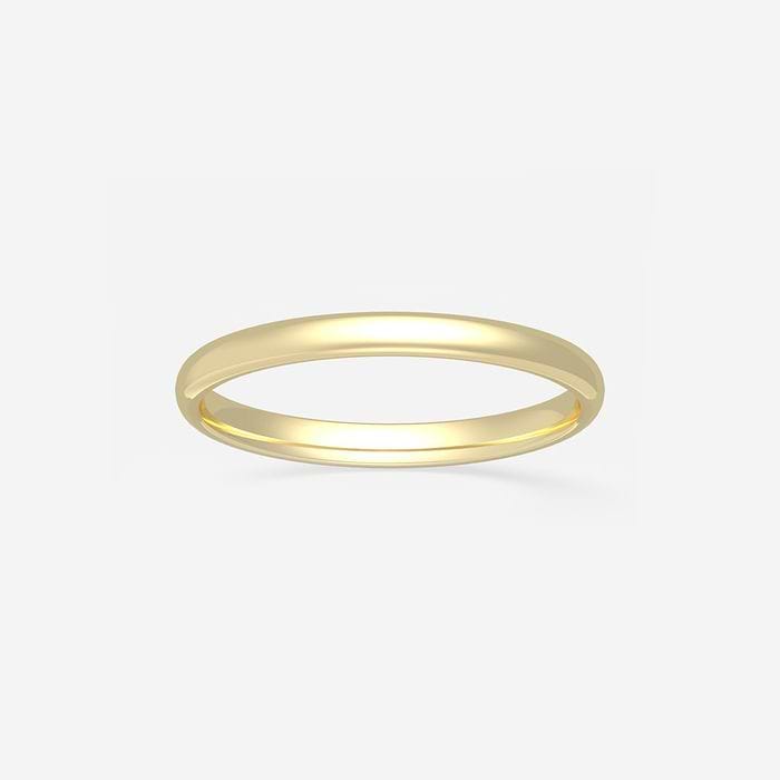 High Polished Classic Wedding Band