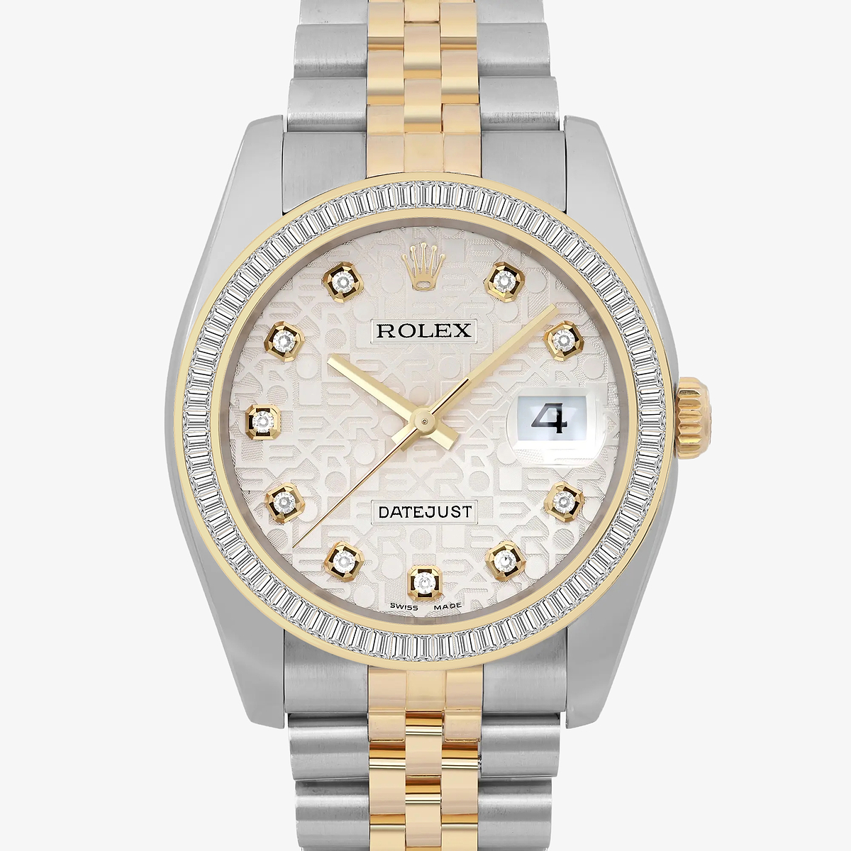 Additional Image 1 for  3 ctw Baguette Lab Grown Diamond  Rolex Watch
