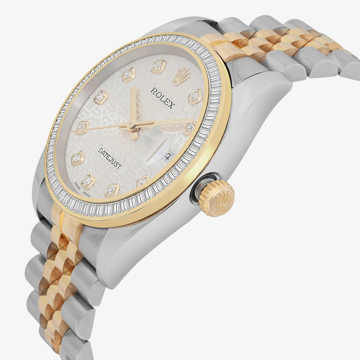 Additional Image 2 for  3 ctw Baguette Lab Grown Diamond  Rolex Watch