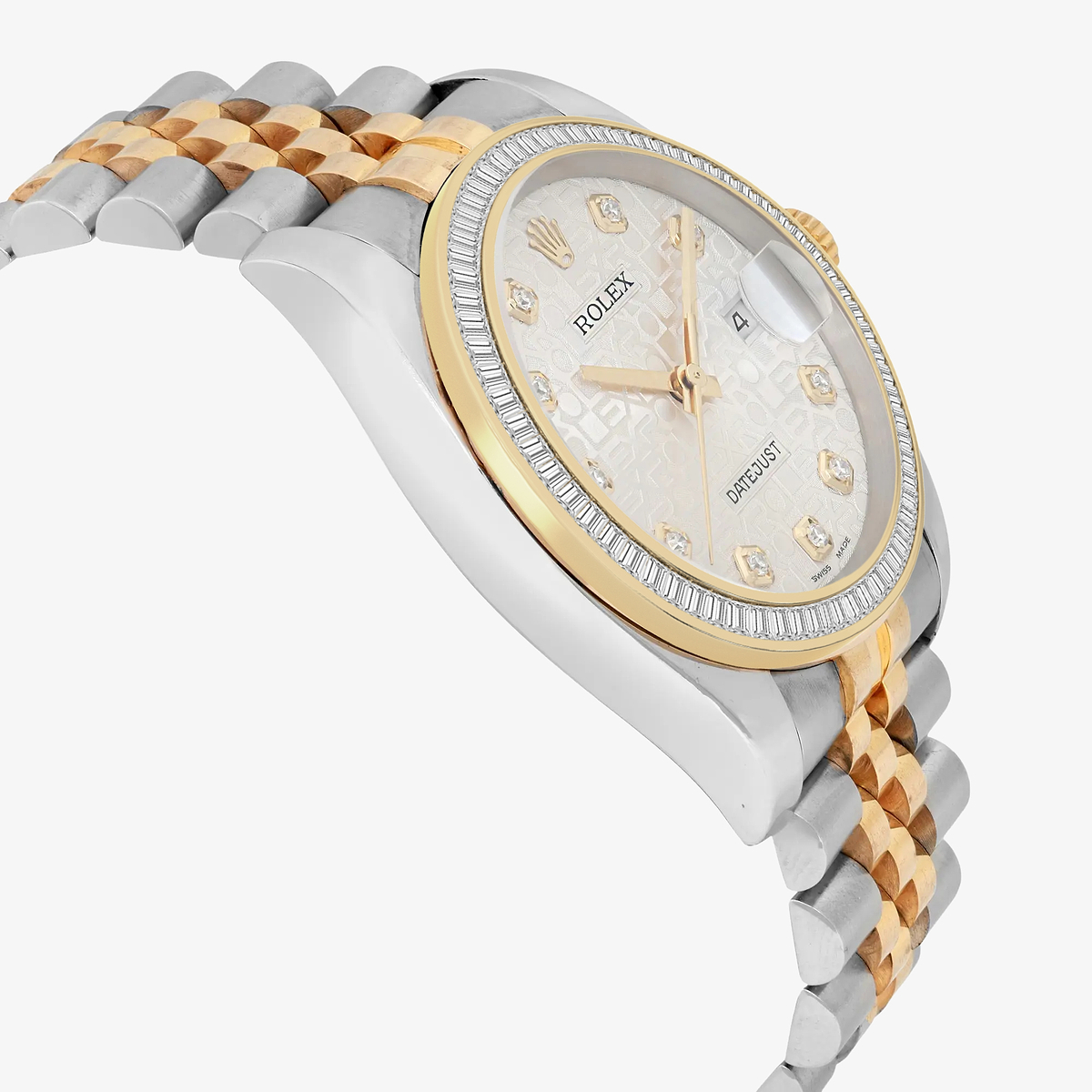 Additional Image 3 for  3 ctw Baguette Lab Grown Diamond  Rolex Watch