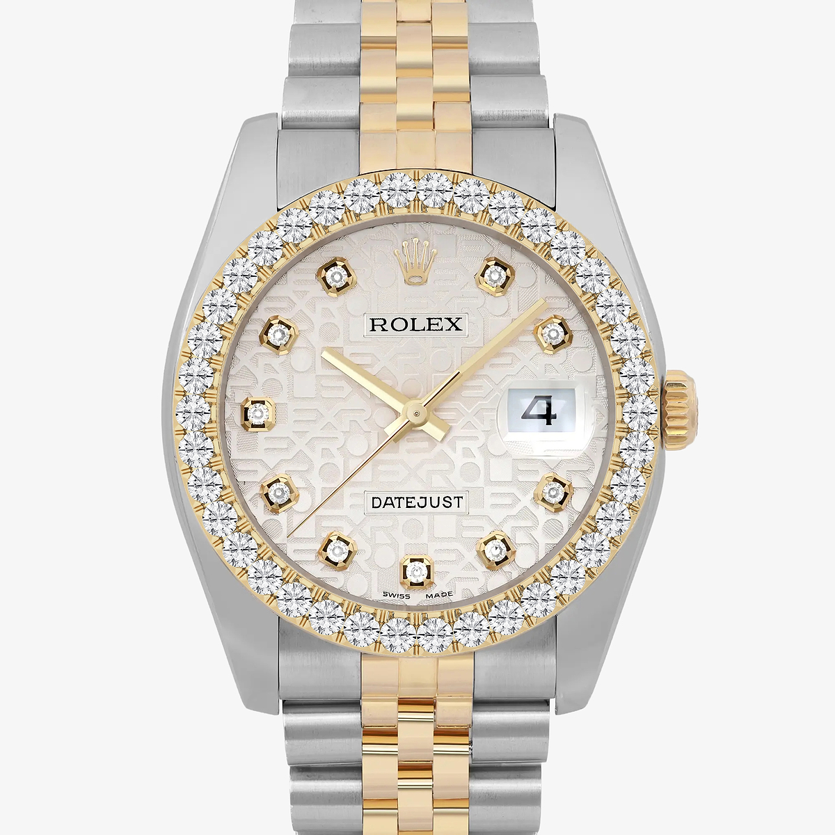 Additional Image 1 for  3 ctw Round Lab Grown Diamond  Rolex Watch