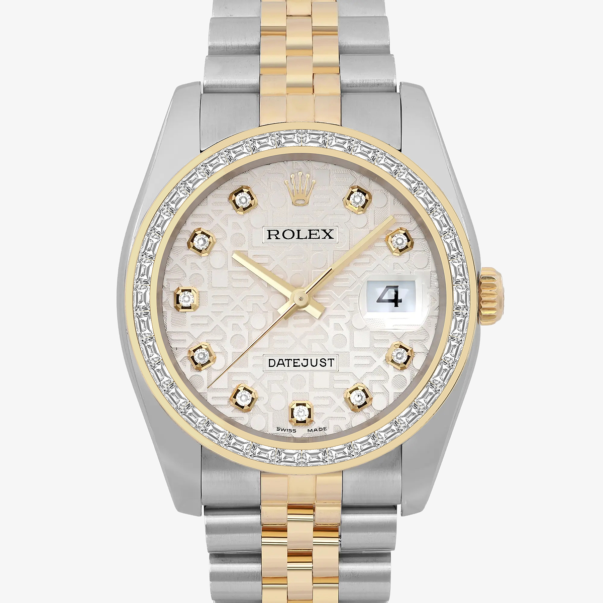 Additional Image 1 for  2 2/3 ctw Trapezoid Lab Grown Diamond  Rolex Watch