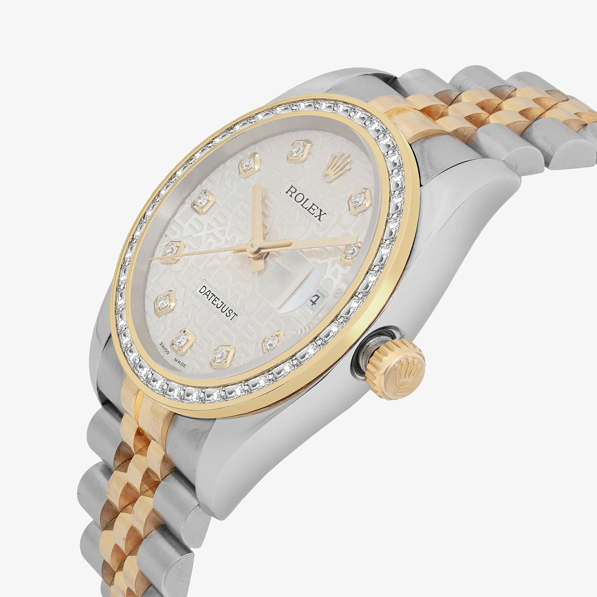 Additional Image 2 for  2 2/3 ctw Trapezoid Lab Grown Diamond  Rolex Watch
