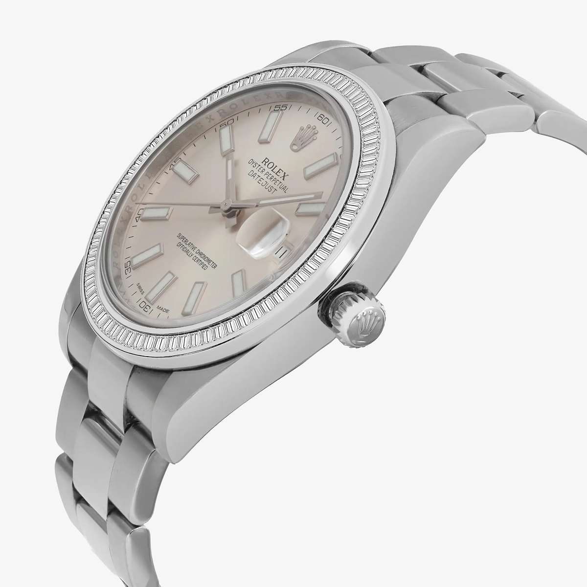 Additional Image 2 for  2 1/3 ctw Baguette Lab Grown Diamond  Rolex Watch