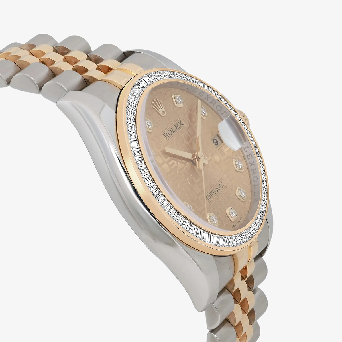 Additional Image 1 for  3 ctw Baguette Lab Grown Diamond  Rolex Watch