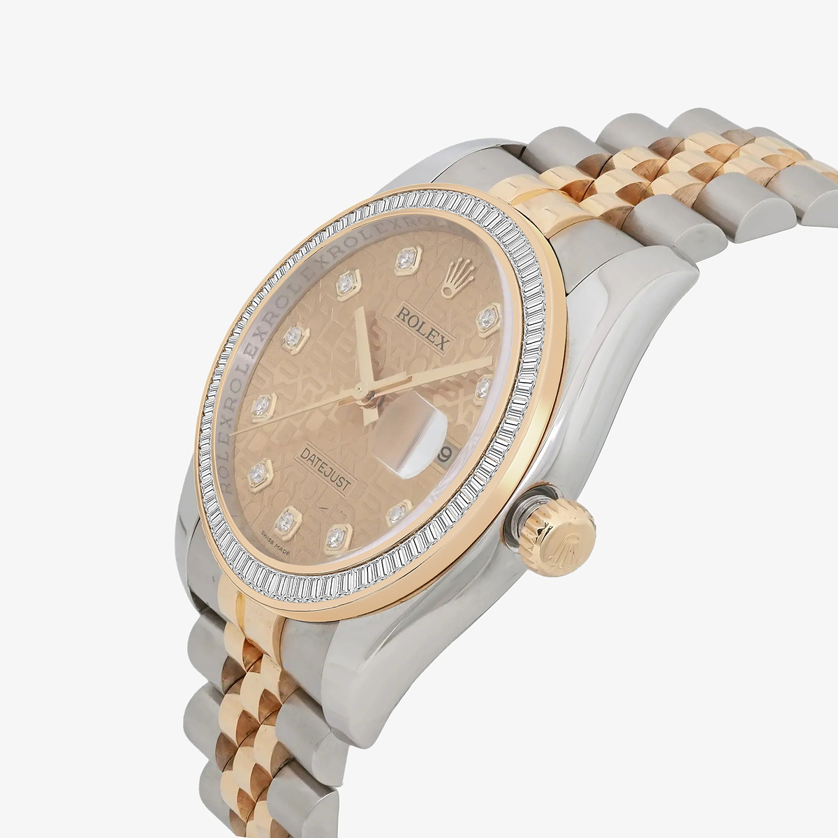 Additional Image 2 for  3 ctw Baguette Lab Grown Diamond  Rolex Watch