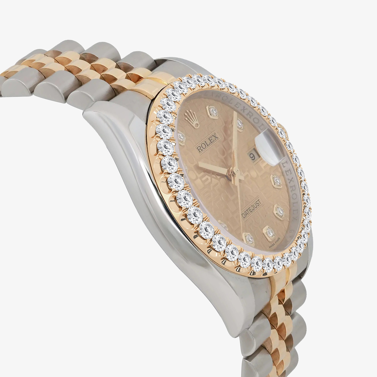 Additional Image 1 for  3 ctw Round Lab Grown Diamond  Rolex Watch