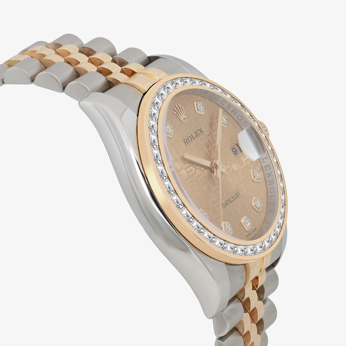 Additional Image 1 for  2 2/3 ctw Trapezoid Lab Grown Diamond  Rolex Watch