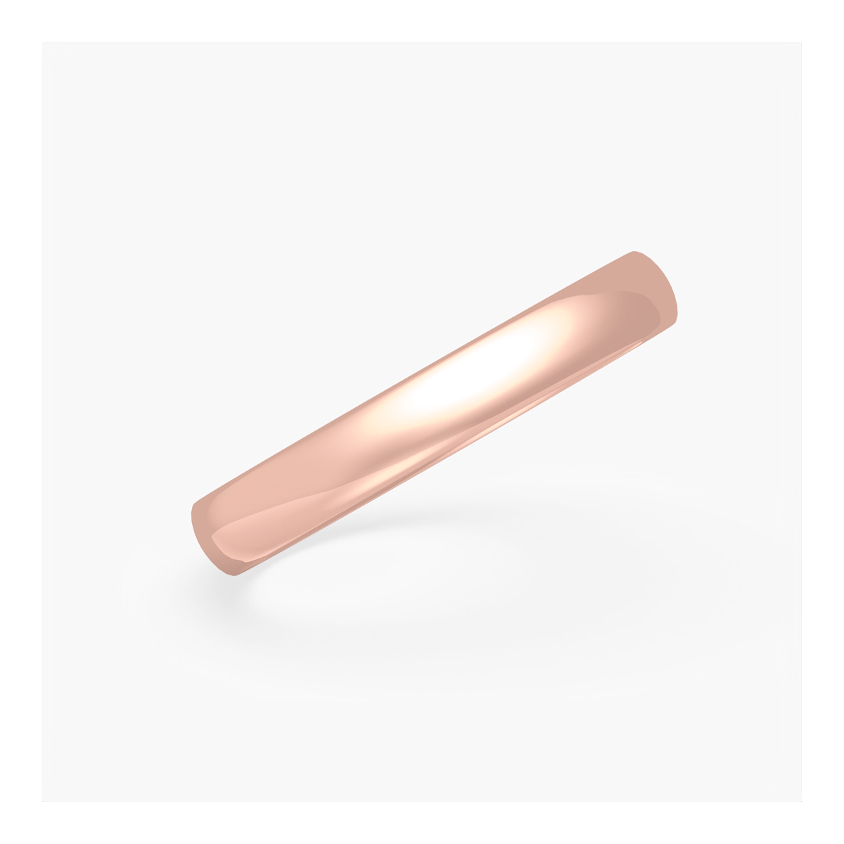 Additional Image 1 for  3mm High Polished Classic Wedding Band
