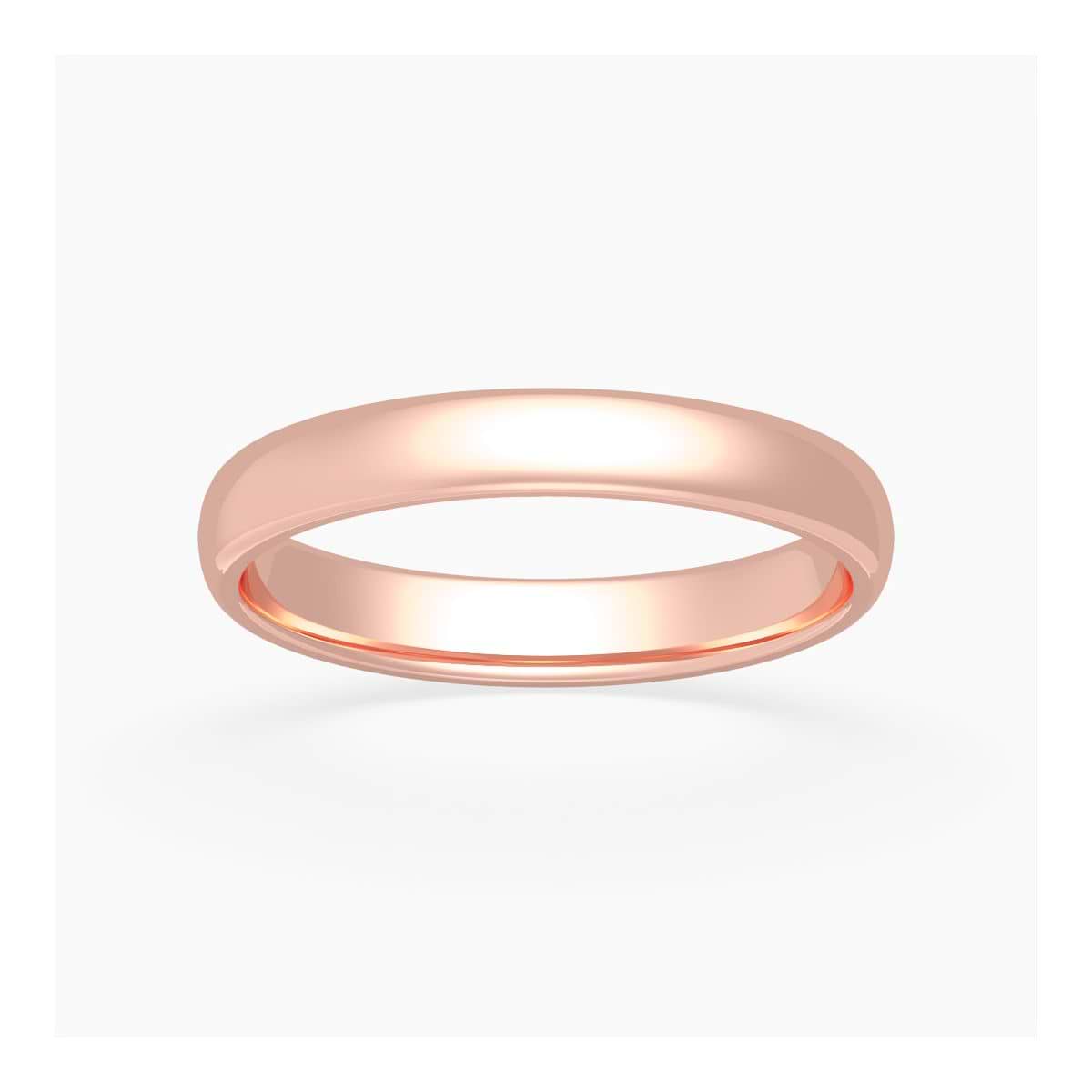 3mm High Polished Classic Wedding Band