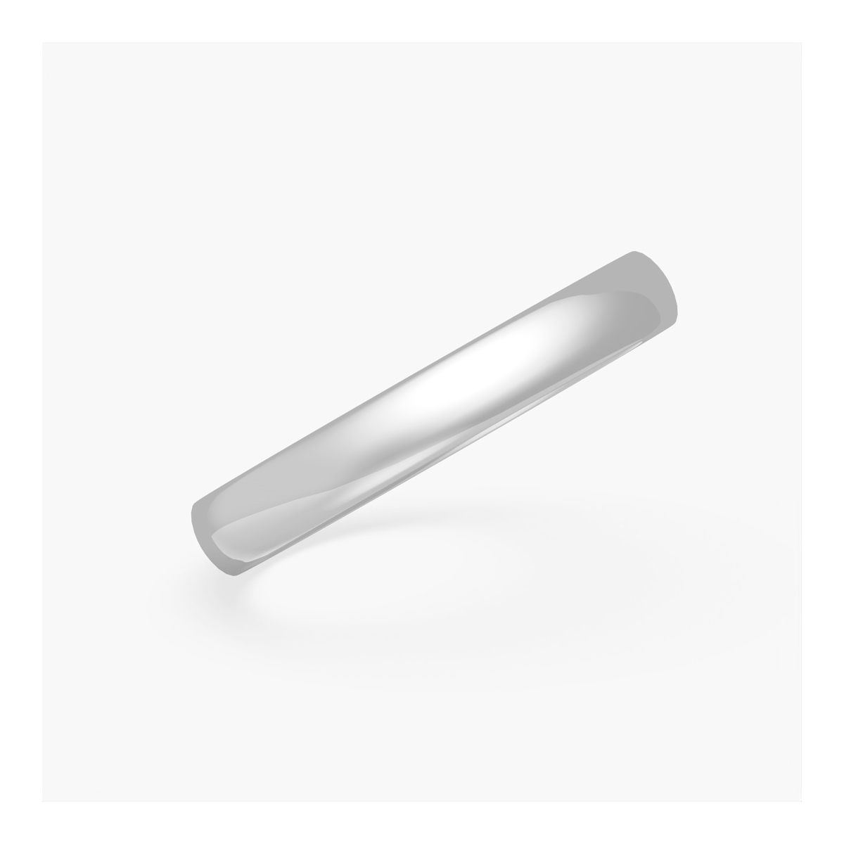 Additional Image 1 for  3mm High Polished Classic Wedding Band