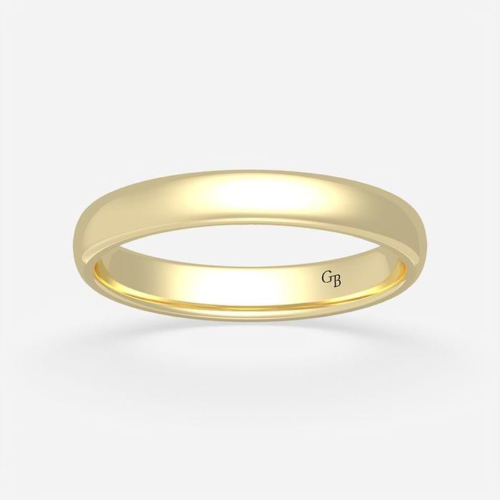 High Polished Classic Wedding Band