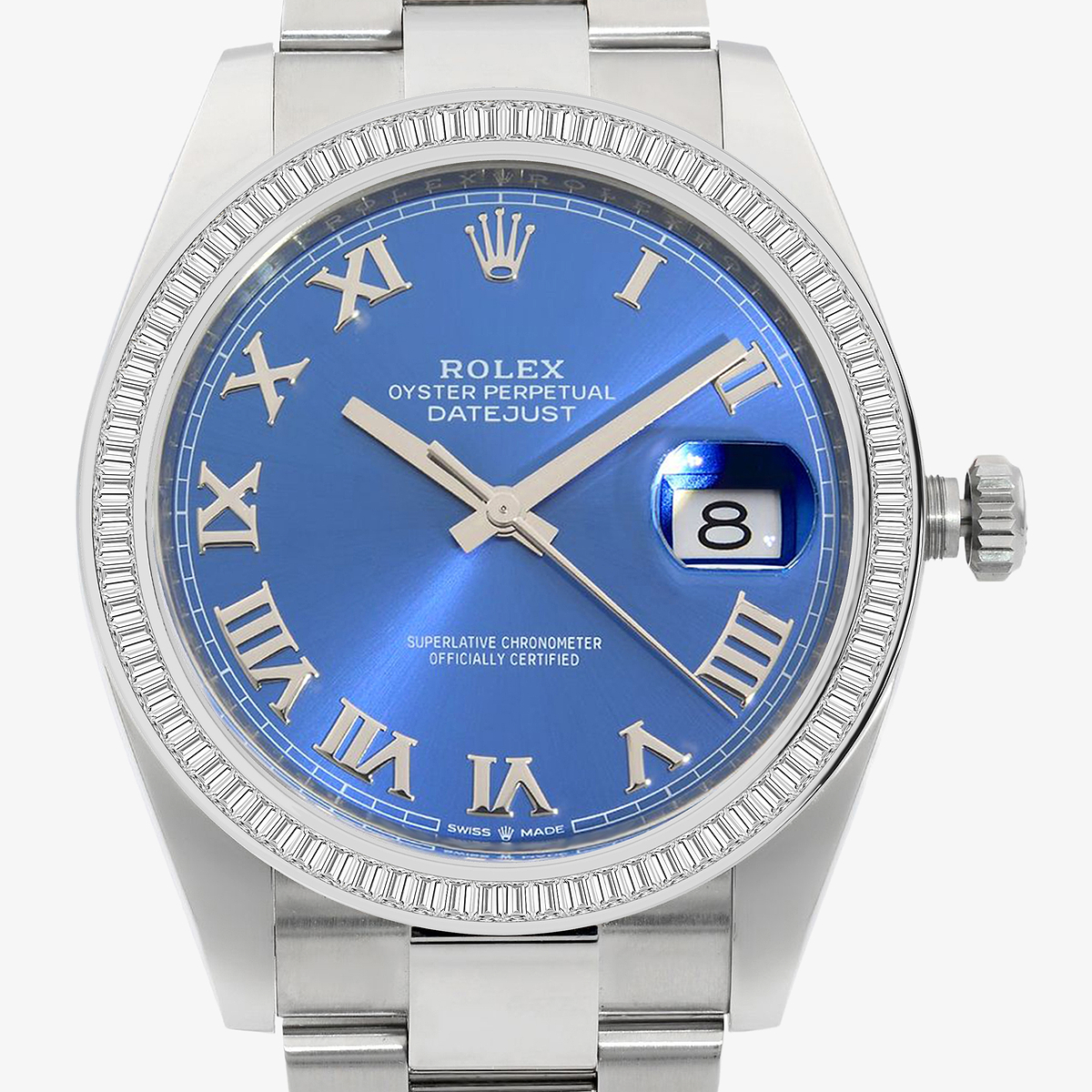 Additional Image 1 for  2 1/3 ctw Baguette Lab Grown Diamond  Rolex Watch