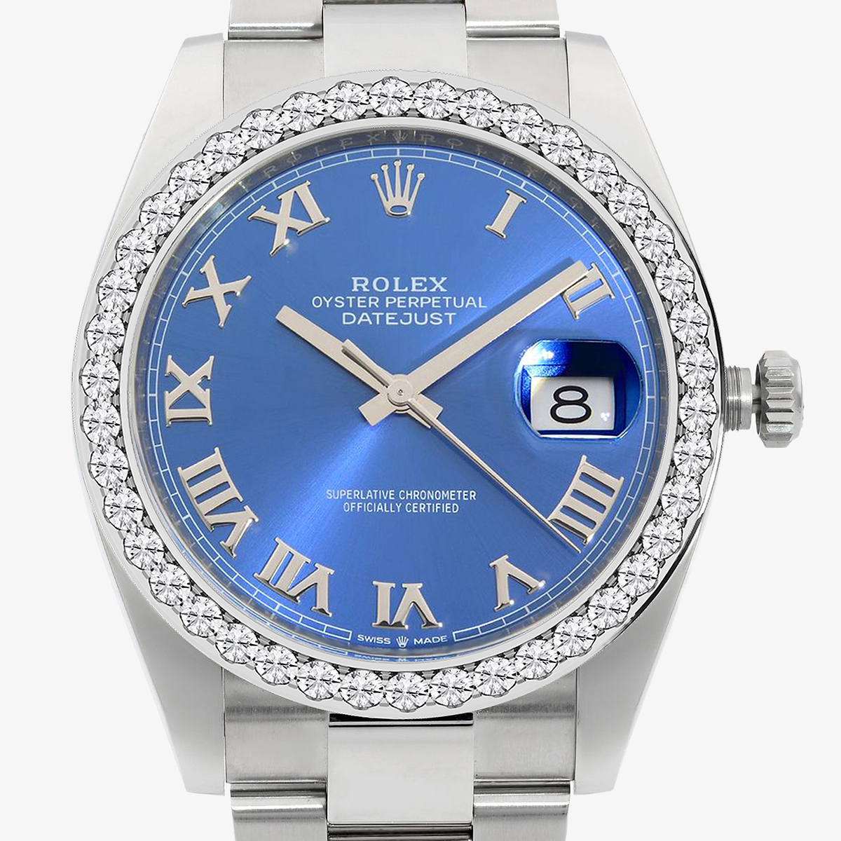 Additional Image 1 for  3 ctw Round Lab Grown Diamond  Rolex Watch