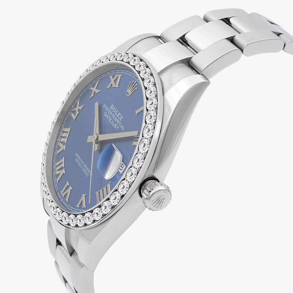 Additional Image 2 for  3 ctw Round Lab Grown Diamond  Rolex Watch