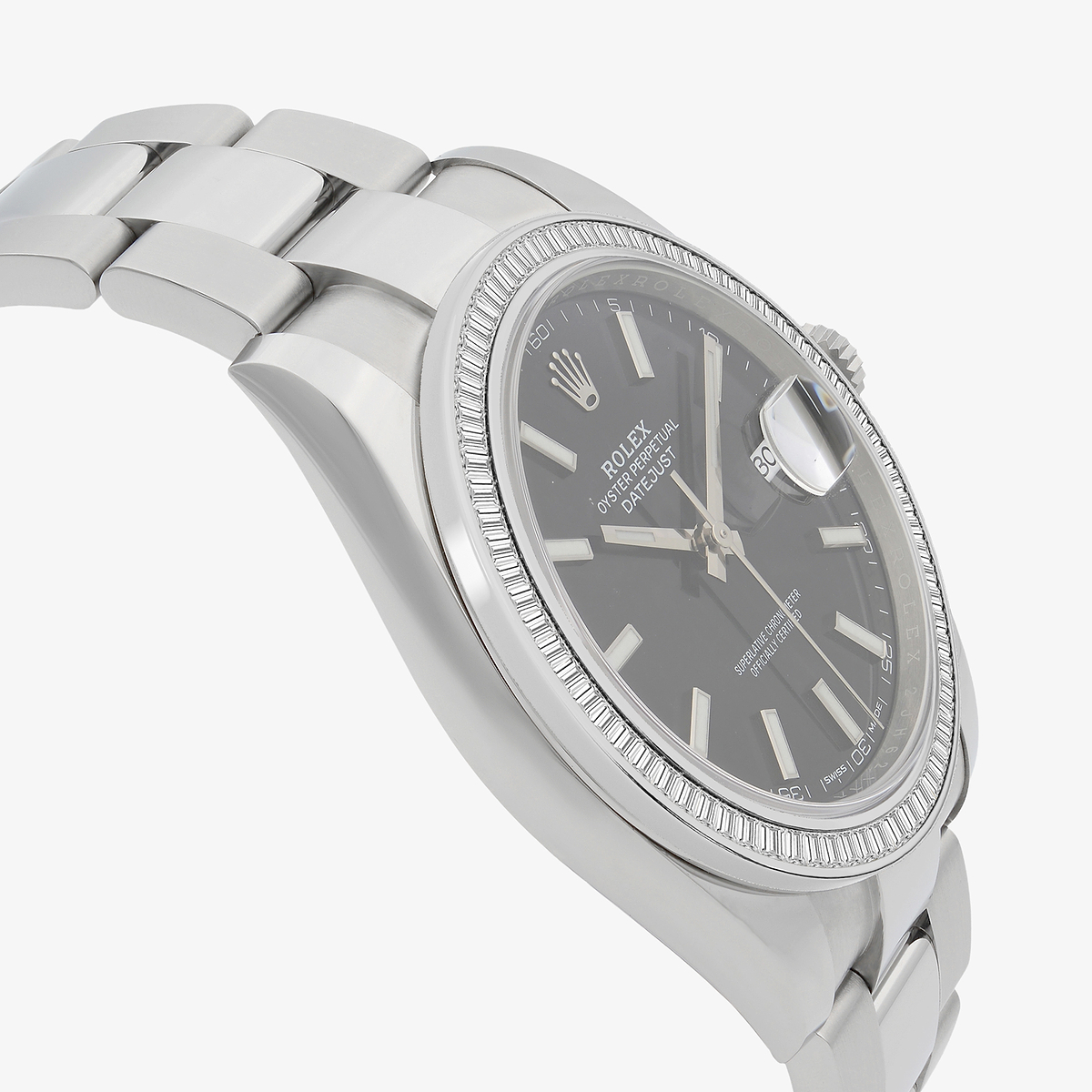 Additional Image 3 for  2 1/3 ctw Baguette Lab Grown Diamond  Rolex Watch
