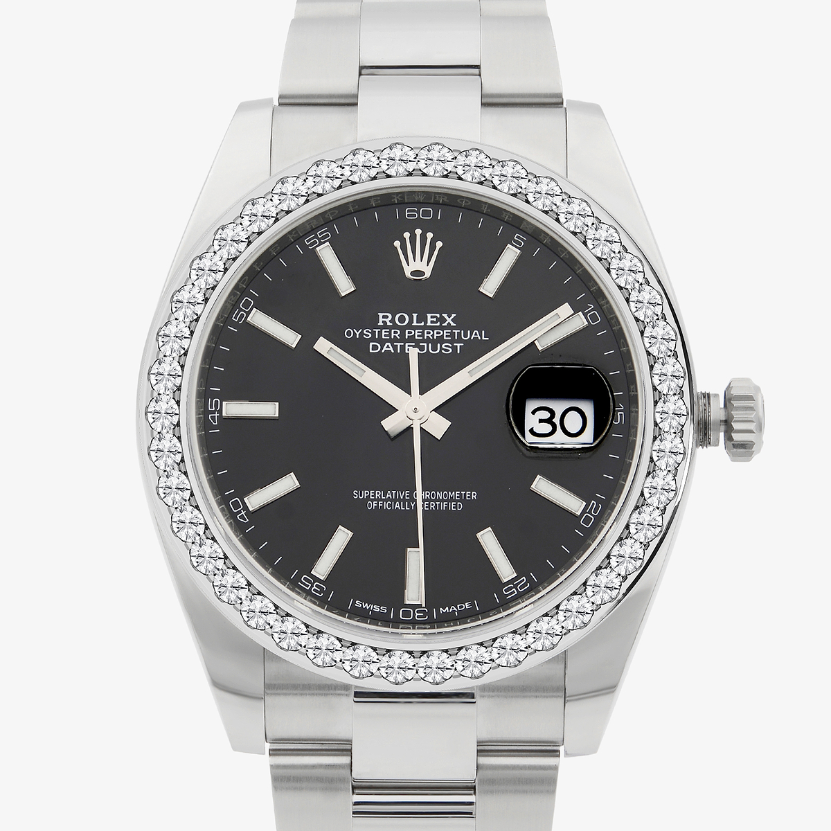 Additional Image 1 for  3 ctw Round Lab Grown Diamond  Rolex Watch