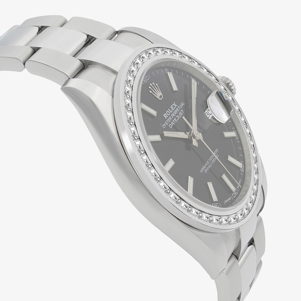 Additional Image 3 for  2 7/8 ctw Trapezoid Lab Grown Diamond  Rolex Watch